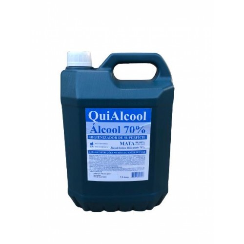 ÁLCOOL LÍQUIDO 70% 5L QUIMAK