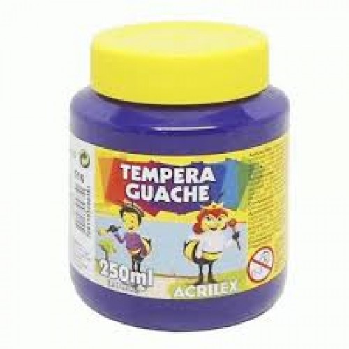 Tinta Guache Acrilex 250ml Roxa