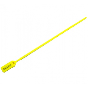 Lacre Para Malote Amarelo 16cm c/100