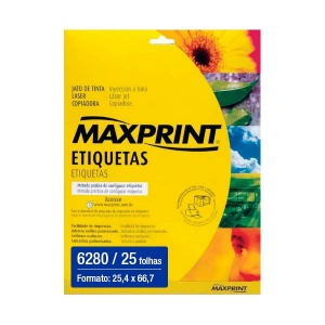 Etiqueta nº30 6280 25,4x66,7 25fls