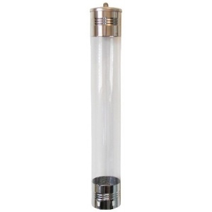 DISPENSER EM AÇO INOX C/ACRÍLICO COPO 180ml JSN