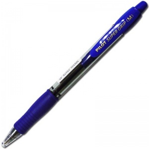 Caneta Esferográfica Super Grip 1.0 Azul Pilot