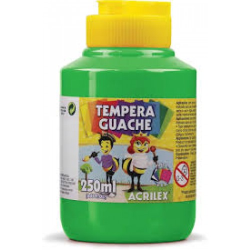 Tinta Guache Acrilex 250ml Verde Claro