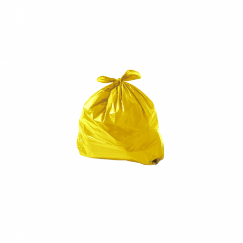 SACO DE LIXO AMARELO 100L MICRA 0.06 / 75X90X0.06 C/100