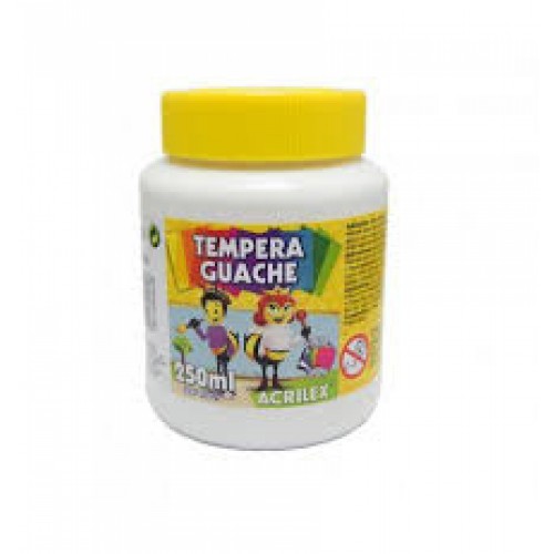 Tinta Guache Acrilex 250ml Branca