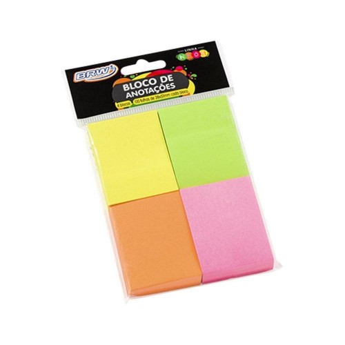 Post it Neon 38x51mm 100fls pct c/4