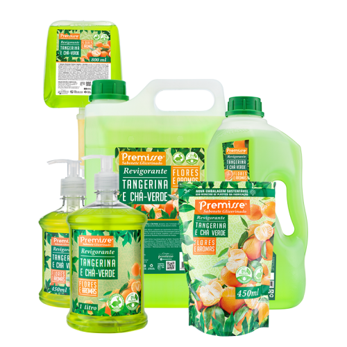 SABONETE LÍQUIDO TANGERINA E CHÁ VERDE 5L PREMISSE