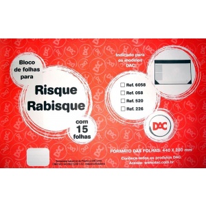 Refil Risque Rabisque A3 440x280 c/15fls