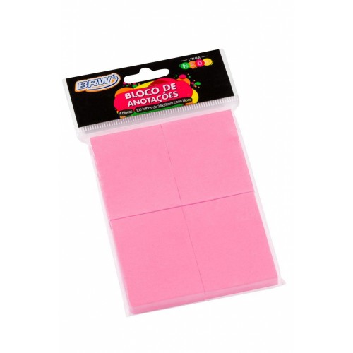 Post it Rosa Neon 38x51mm 100fls pct c/4