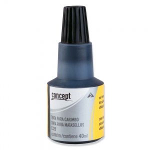 Tinta Carimbo 40ml Vermelha Concept