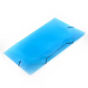 Pasta de Plástico Aba c/ Elástico Azul