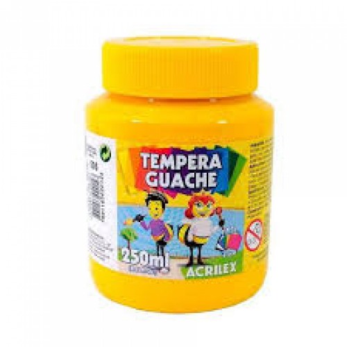 Tinta Guache Acrilex 250ml Amarelo Ouro