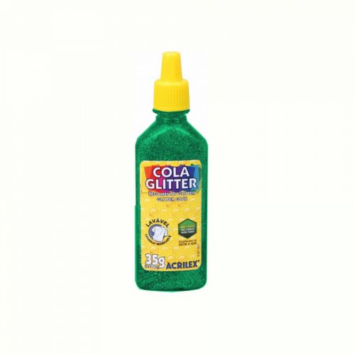 Cola Glitter Verde