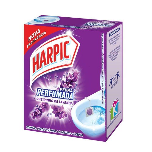 Pedra Sanitária Harpic Lavanda