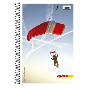 Caderno Espiral Capa Dura 1/4 48fls