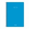 Caderno Espiral 1/4 C/D Capa Neon Azul 96FLS